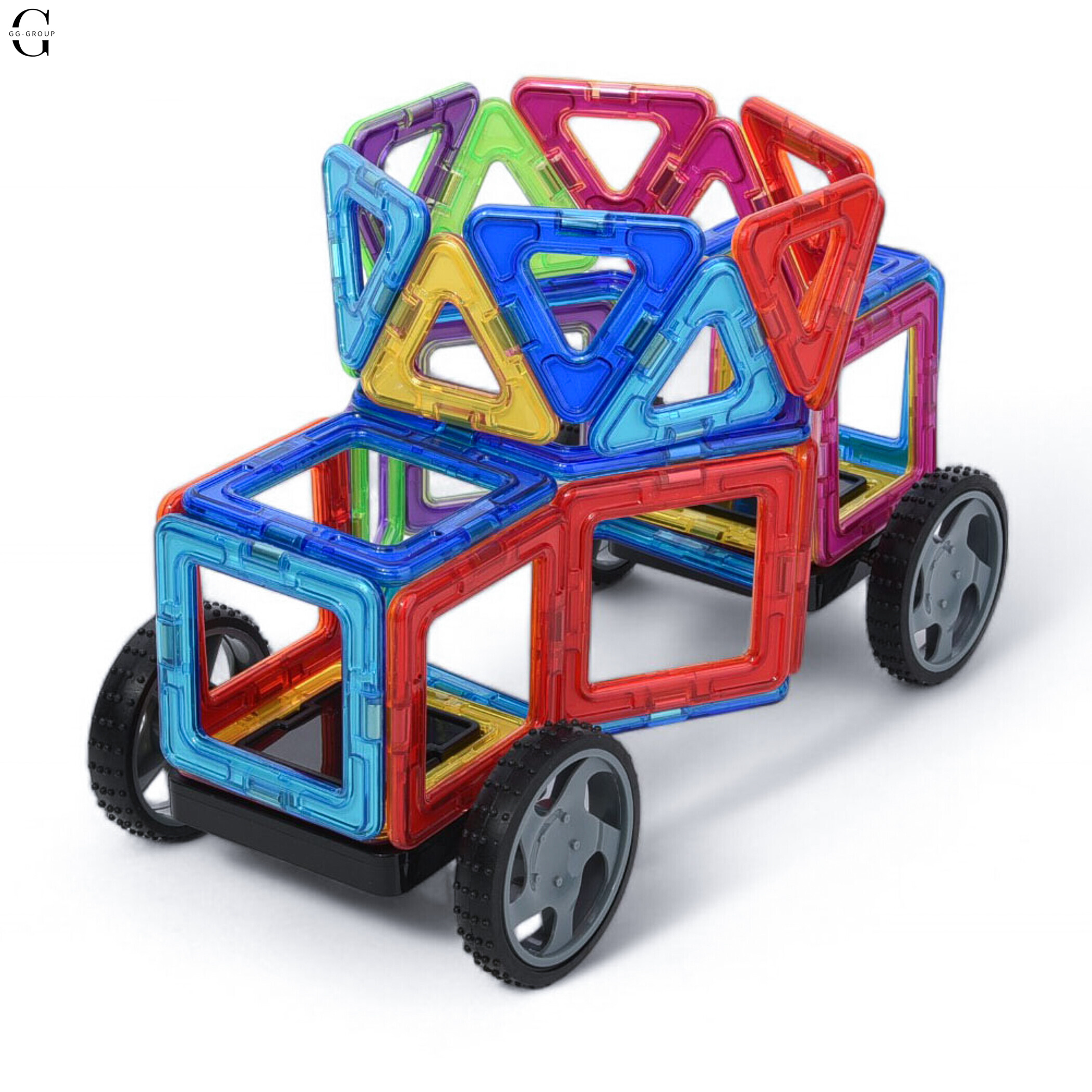 Магнитный, конструктор  транспорт, 100 деталей Magnit/Magical/LIMO TOY